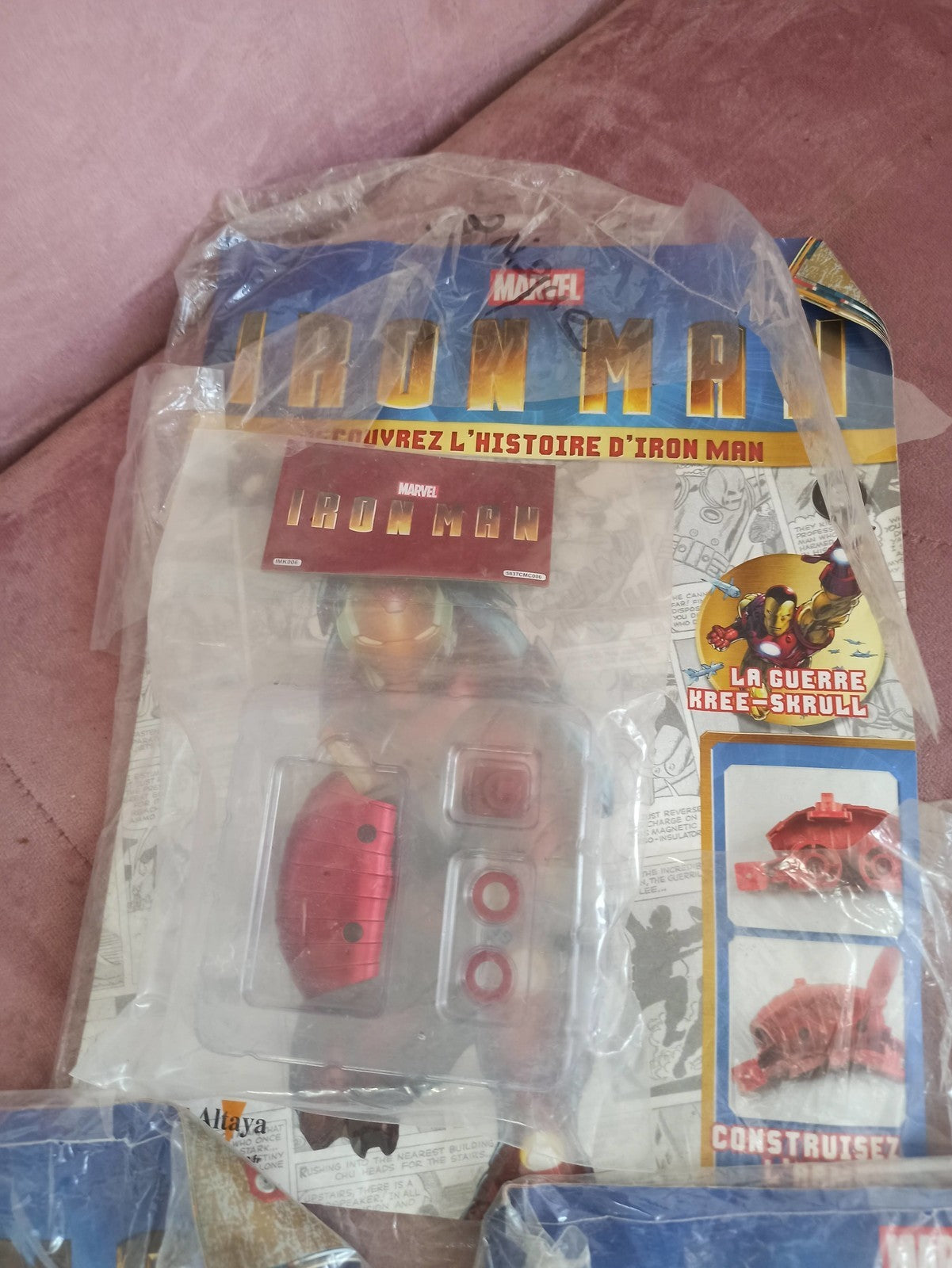 Maquette Iron Man Mark III Altaya Marvel pièces à monter sous blister