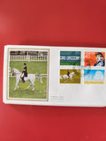 Enveloppe philatélie suisse premier jour dressage Lausanne timbres illustrés