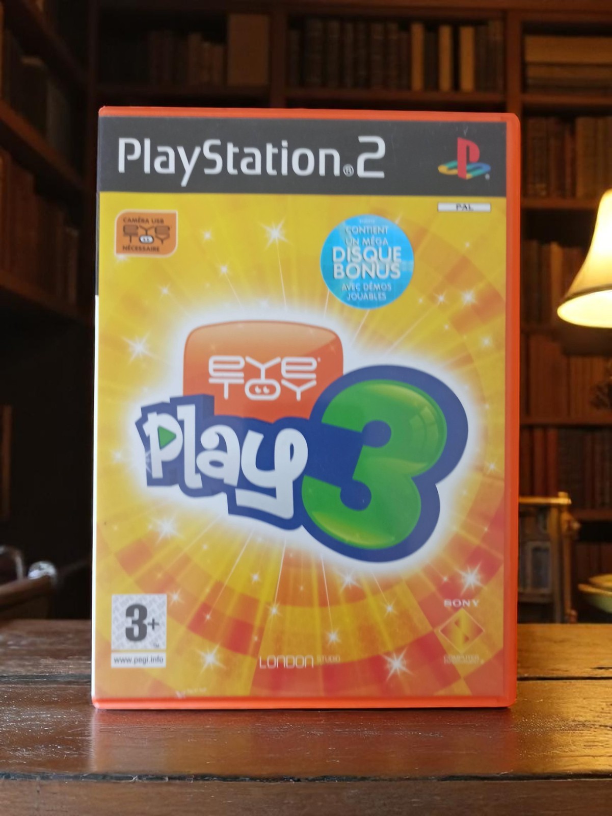 Jeu vidéo PS2 EyeToy Play 3 complet Sony PAL vintage PlayStation 2