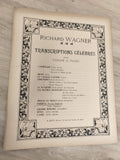 Ancien livre partitions violon piano Wagner Transcriptions célèbres A. Gury Pari
