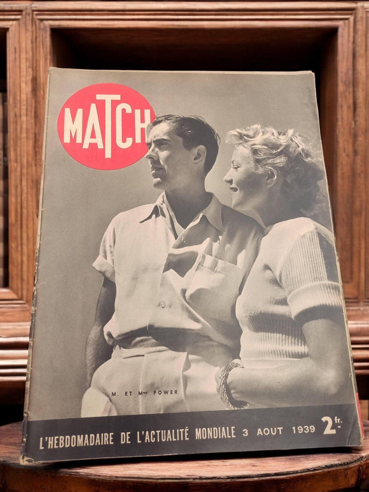 Magazine Paris Match 3 août 1939 ancien presse rétro France vintage