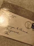 Lettre timbrée USA 1950 Sawyer County Gazette Wisconsin Hayward philatélie (Ref
