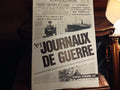 Affiche vintage journaux de guerre n°1 rétro déco presse ancienne grand format