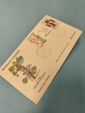 Enveloppe FDC Gabon timbre premier jour d?émission ELF SPAFE 20e anniversaire