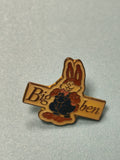 Vintage pin's Big Ben lapin émaillé, collection badge rétro ancien