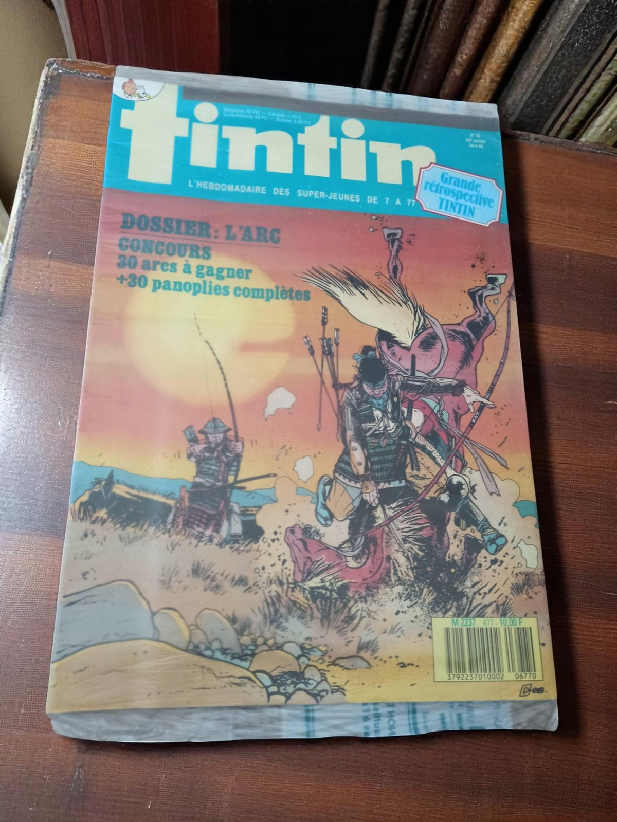 Magazine Tintin vintage sous blister n°48 rétrospective BD illustré neuf