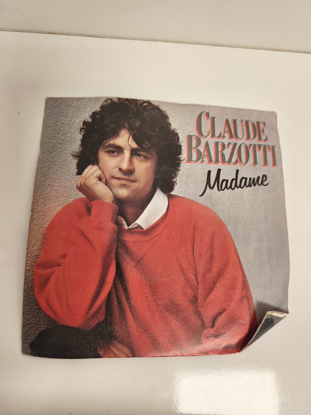 Vinyle 45 tours Claude Barzotti Madame pochette photo chanson française