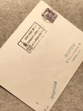 Lettre imprimée affranchie 1953 cachet Moulins SCOTEM Paris philatélie (Ref 8)
