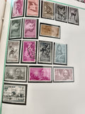 Timbres Espagne Sahara animaux portraits thématiques lot philatélie