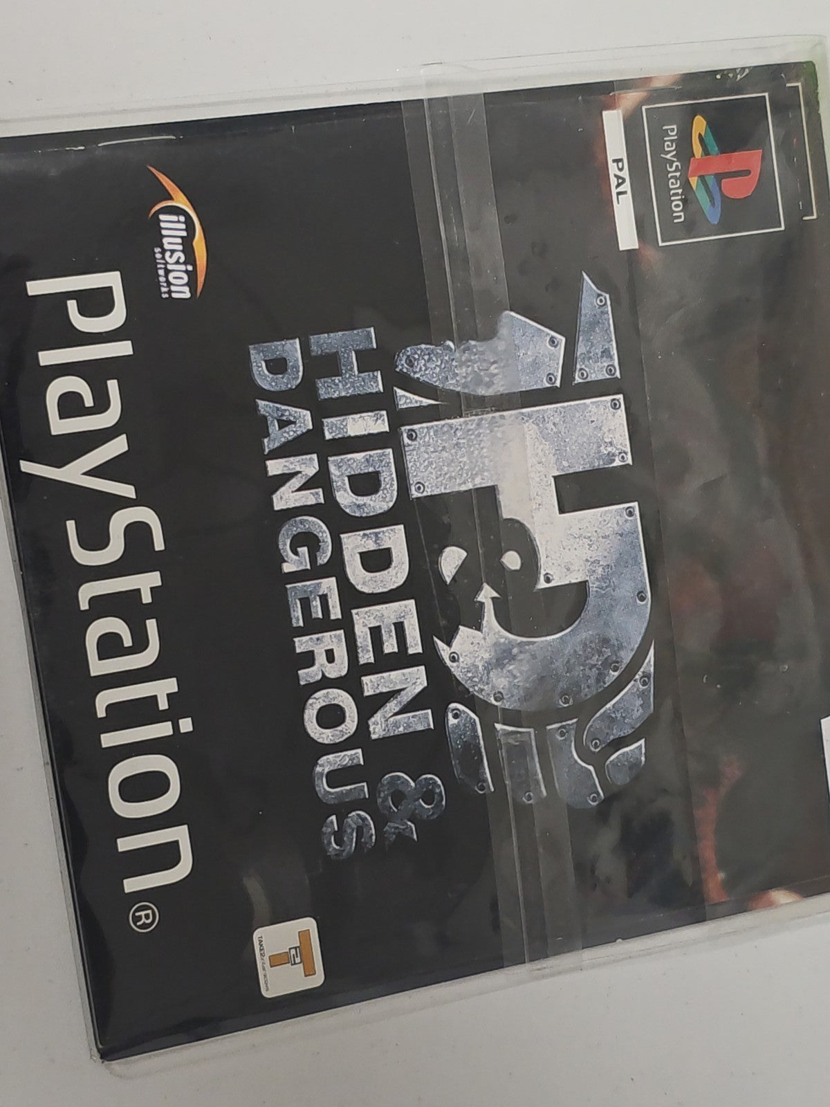Jeu PS1 Hidden & Dangerous avec CD et notice pour console Playstation d'origine