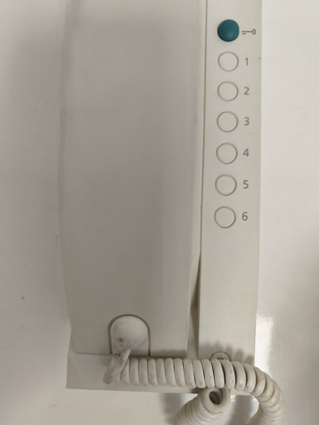 Interphone Siedle HT 611-01 W blanc bouton sonnette, combiné filaire, système au
