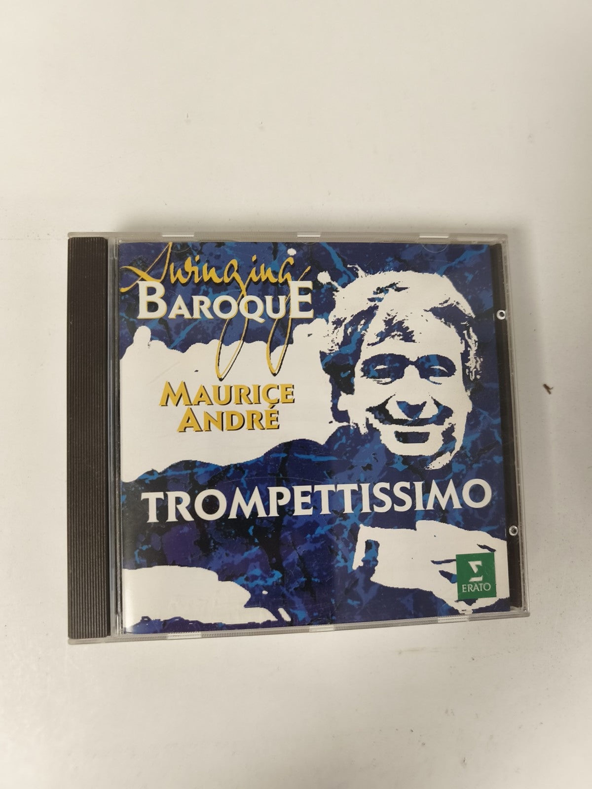 CD Swinging Baroque Maurice André Trompettissimo Erato pochette bleue
