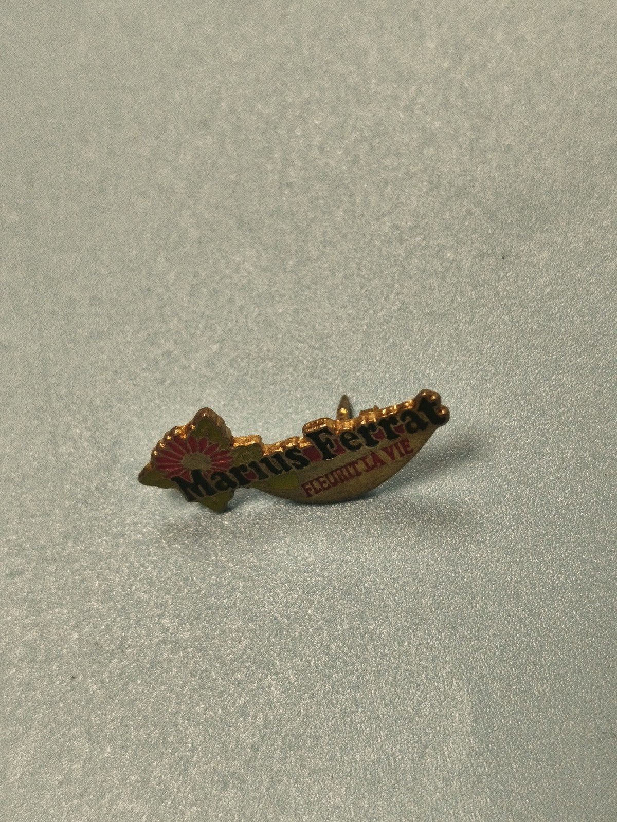 Vintage pin's Marius Ferrat sécurité la vie, badge ancien collection