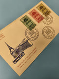 Ancienne enveloppe FDC Vietnam UNESCO 1961, timbres colorés, Saigon