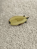 Pin's vintage dirigeable Gauloises Blondes, badge émaillé publicitaire, années 9