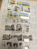 Lot timbres France oblitérés Belfort TGV Cheval 0,58 0,60 euro philatélie
