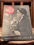 Magazine Paris Match ancien 1939, couverture guerre, vintage presse France