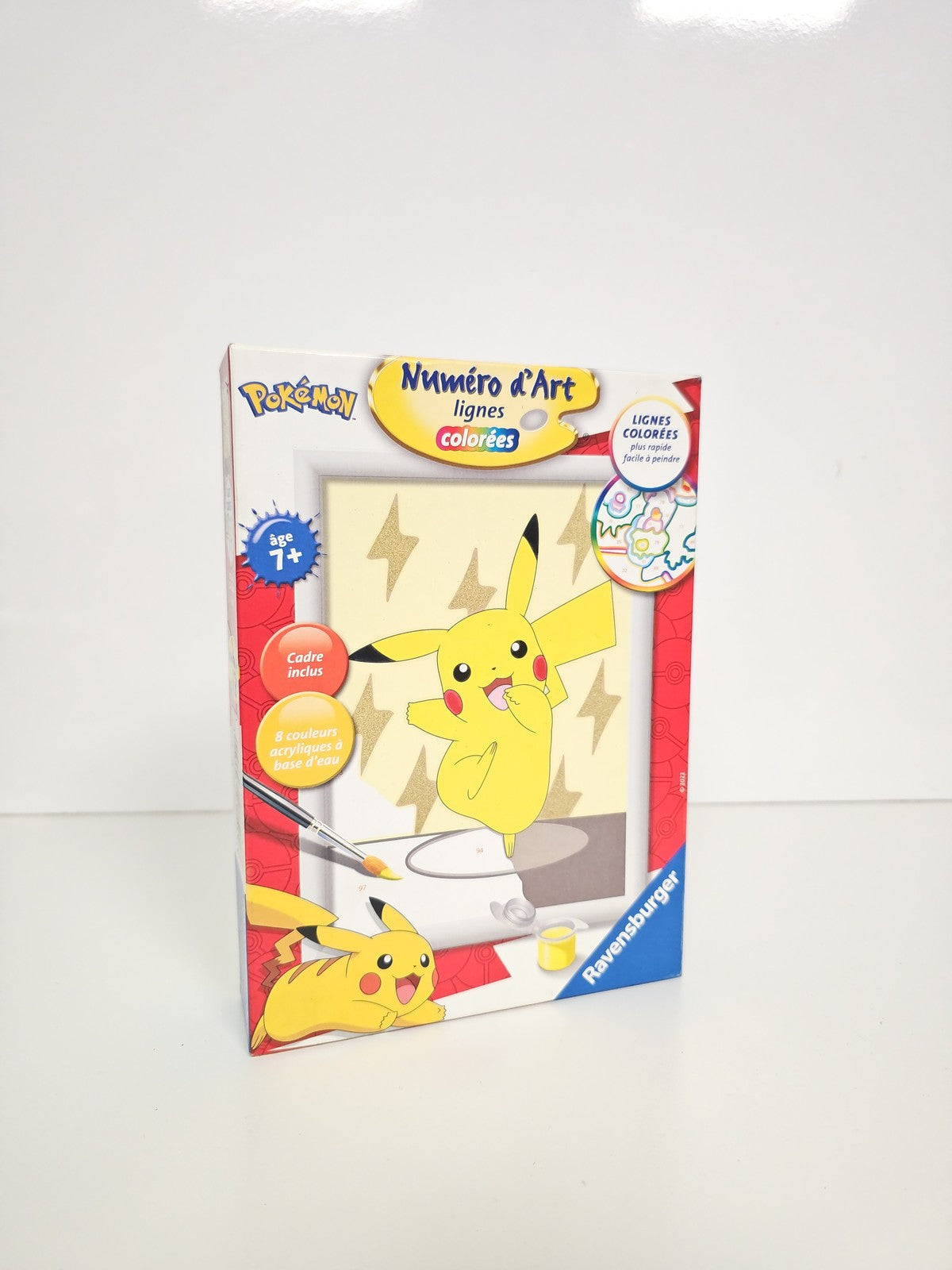 Kit créatif CreArt Kids Pikachu - Jeu peinture par numéros pour enfants Pokémon
