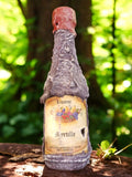 Mignonette liqueur myrtille vintage, cire, Distillerie artisanale, déco rétro