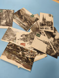 Lot cartes postales anciennes CPA divers lieux France, noir & blanc, couleurs