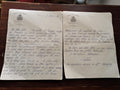 Lettre manuscrite 1918 Grand Hôtel Bertin Draguignan – Correspondance intime mèr