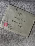 Lettre ancienne timbrée France 1949 philatélie cachet manuscrit postal