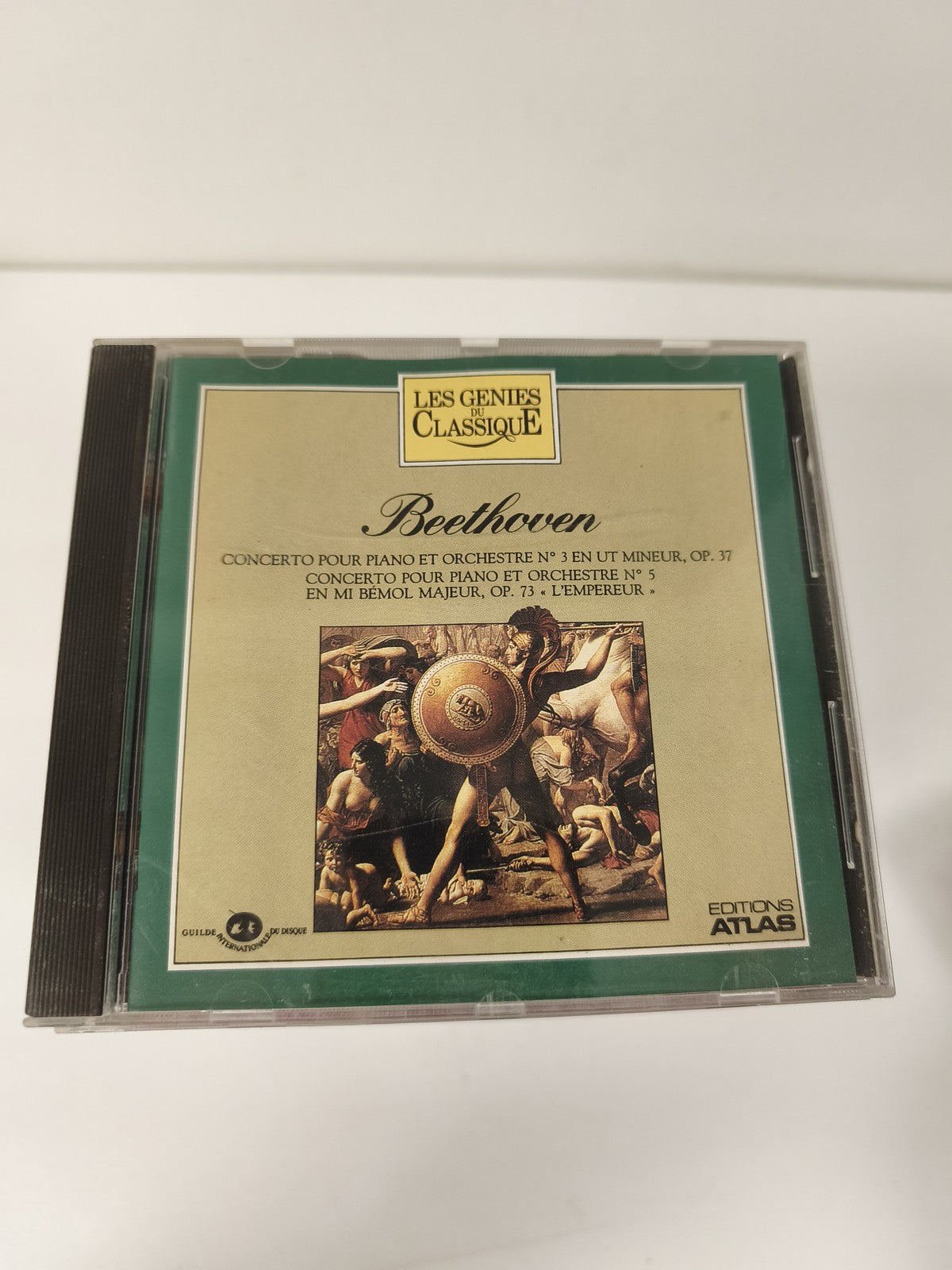CD Beethoven Les Génies du Classique Concerto Piano Orchestre Editions Atlas