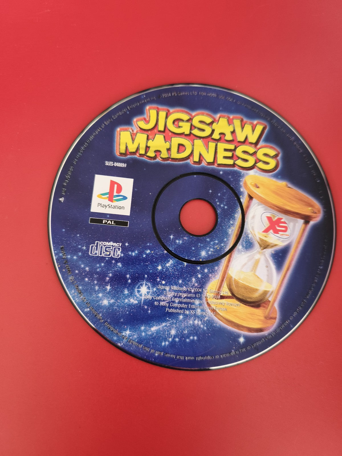 CD jeu PS1 Jigsaw Madness disque seul pour console Sony PlayStation original