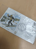 Enveloppe philatélie Jeux Olympiques 1968 Grenoble ski de fond oblitérée