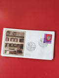 Enveloppe philatélie Premier Jour Suisse timbre Helvetia illustrée maison