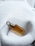 Mini flacon parfum vintage ancien, bouchon métal doré, déco rétro