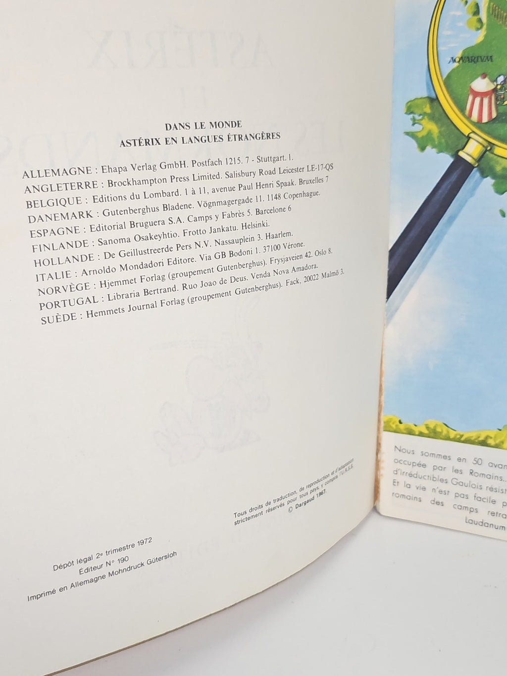 Album Astérix et les Normands ELF 1967 Bande dessinée BD Goscinny Uderzo occasio