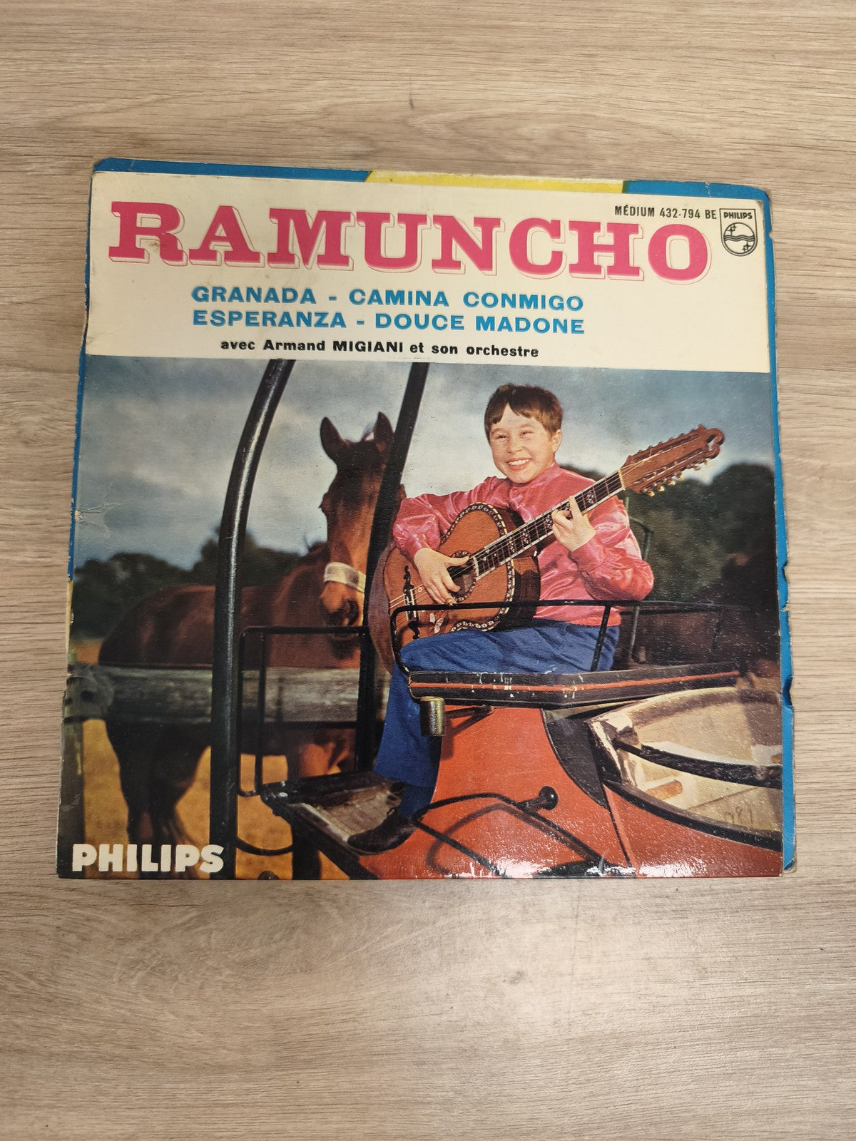 Vinyle 45 tours RAMUNCHO Philips Armand Migiani pochette couleur (Ref 4)
