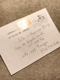 Lettre affranchie France 2023 timbre oblitéré enveloppe Philatélie (Ref 9)