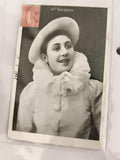 Carte postale ancienne Mlle Buisson costume Pierrot photo Benque CPA vintage