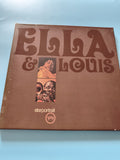 Vintage coffret vinyle 33 tours Ella & Louis ancien jazz collection rétro rare
