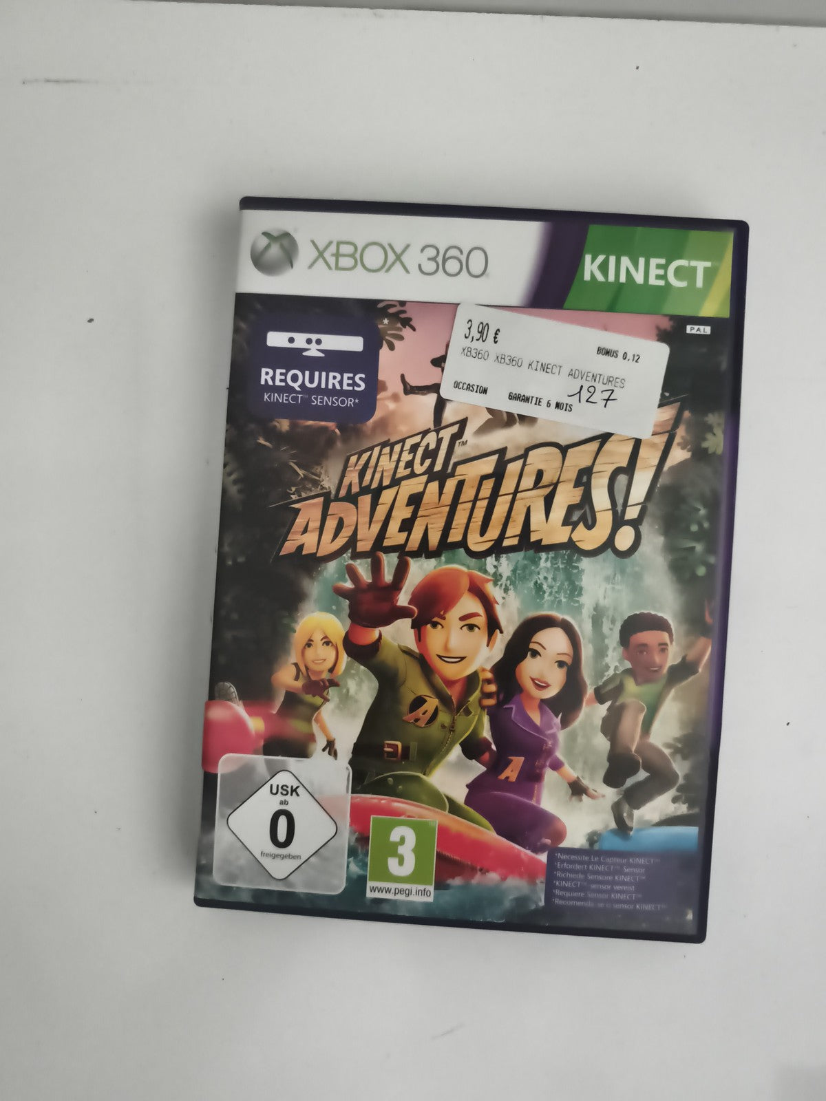 Jeu Xbox 360 Kinect Adventures! original Microsoft PAL