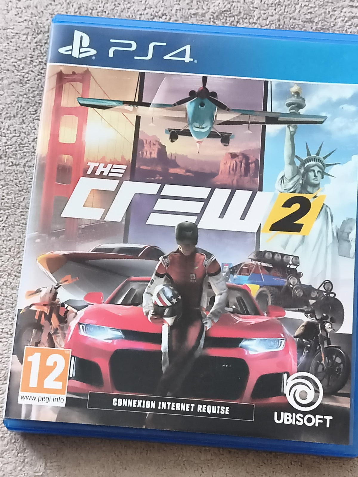 Jeu PS4 The Crew 2 Ubisoft, simulation course auto moto avion PlayStation
