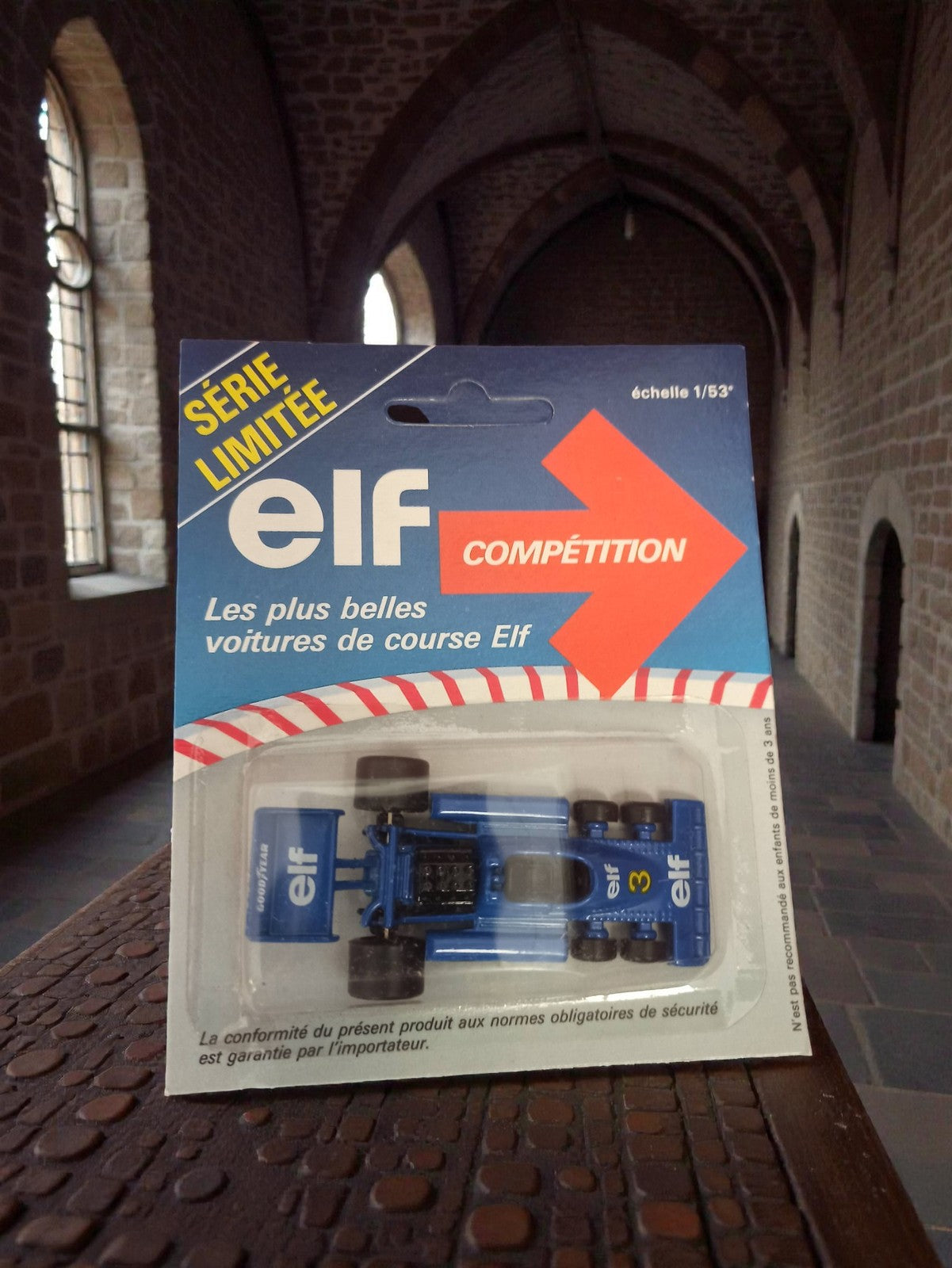 Voiture de course rétro 1:53 Renault ELF série limitée, jouet ancien compétition