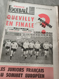 Ancien journal France Football 1968 Quevilly finale Coupe vintage sport