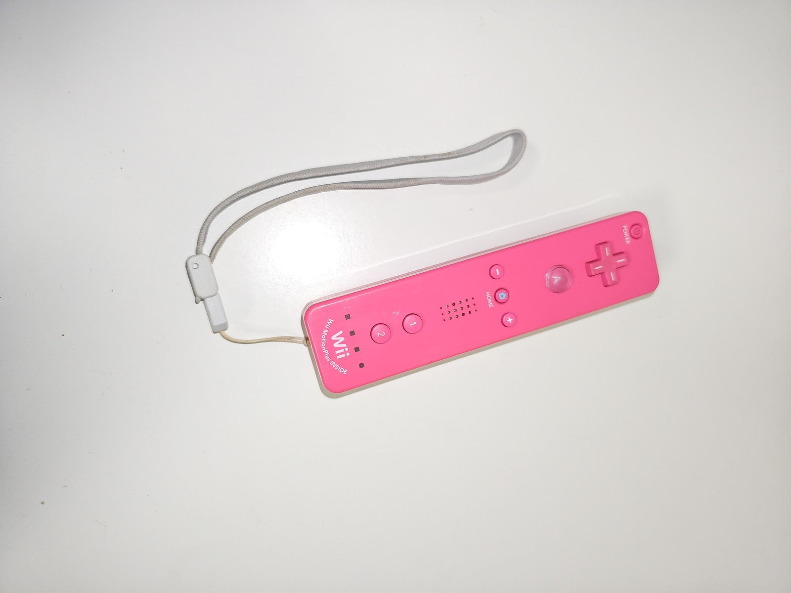 Manette Wii originale rose Nintendo, contrôleur sans fil fonctionnel pour consol