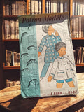 Patron couture vintage enfant L?Echo de la Mode ancien, patron d?époque rare
