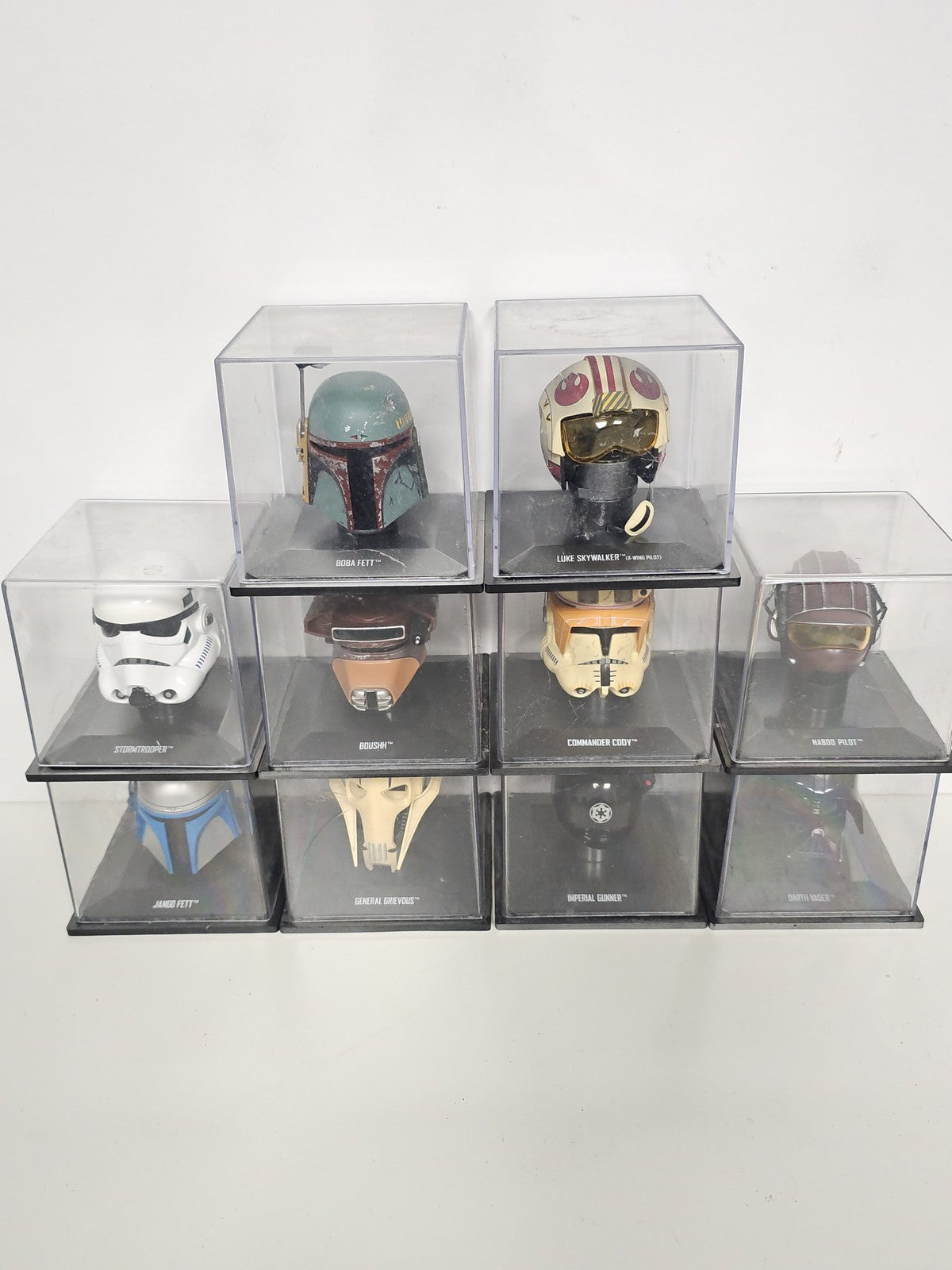 Rare lot casques Star Wars vintage collection, anciens modèles pour collectionne