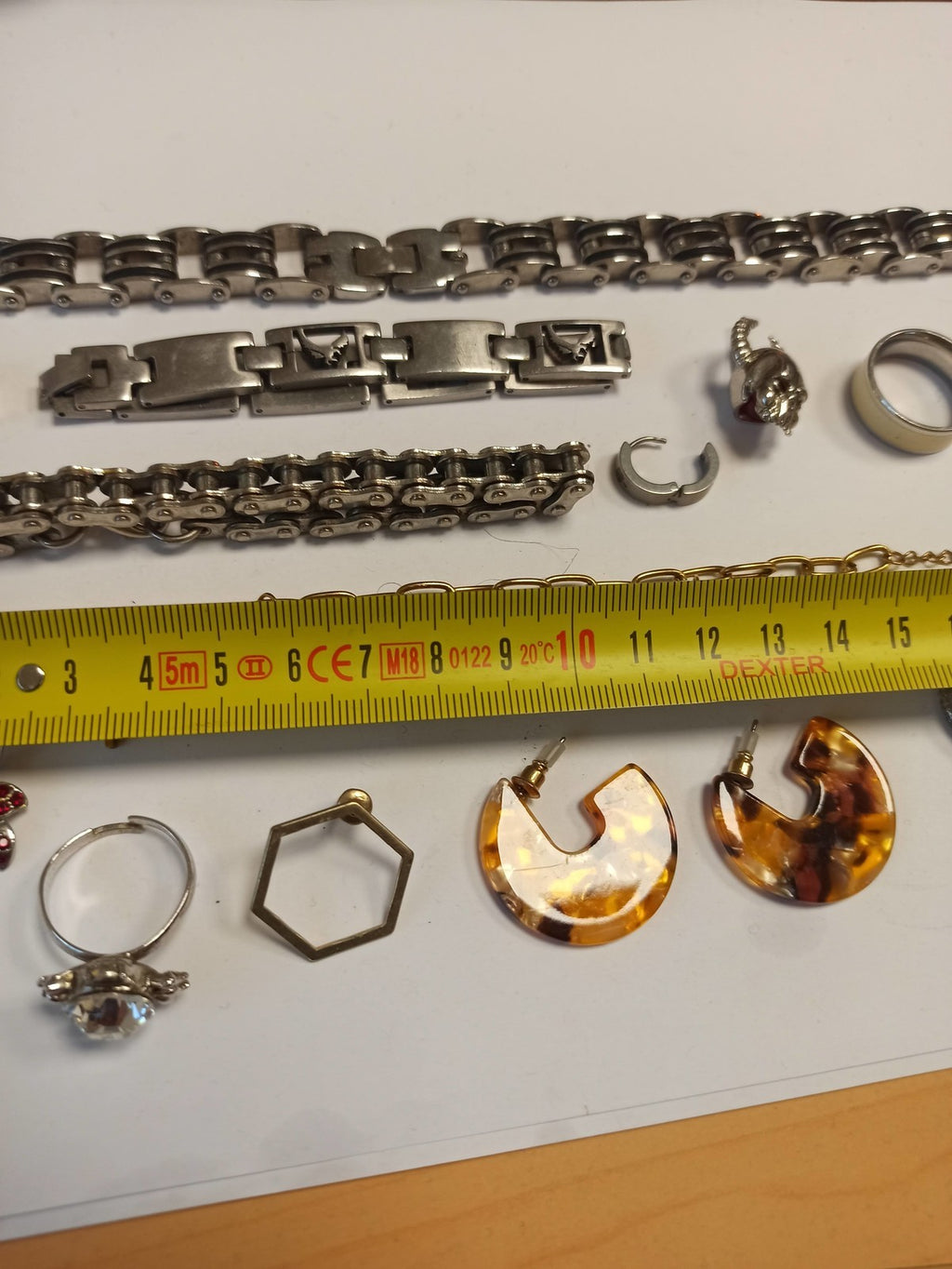 Lot bijoux anciens vintage rétro bracelets charms fantaisie métal doré argenté