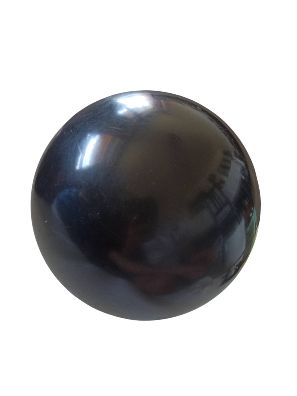 Boule de bowling vintage AMF noire avec sac cuir à restaurer collection