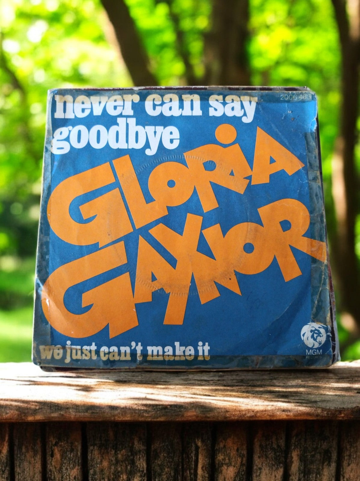 Vinyle 45 tours Gloria Gaynor Never Can Say Goodbye disco années 70 MGM