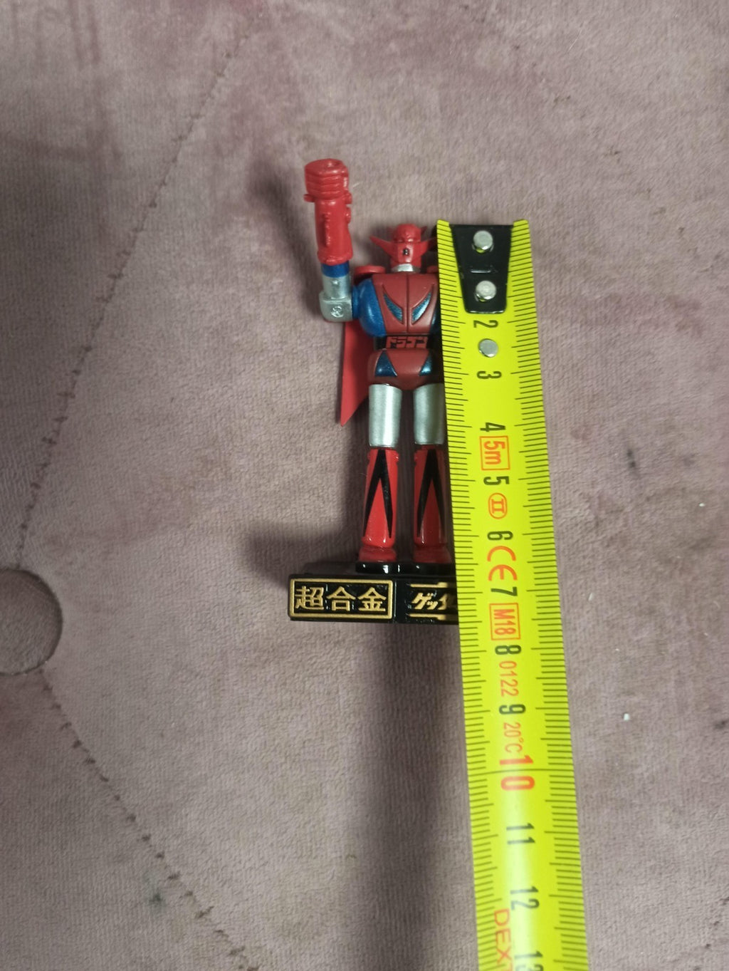 Getter Robo figurine vintage Japon robot rouge bleu ancien collection