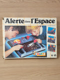 Jeu rétro Alerte dans l?Espace ancien ? Jeu de société vintage, à restaurer ou c