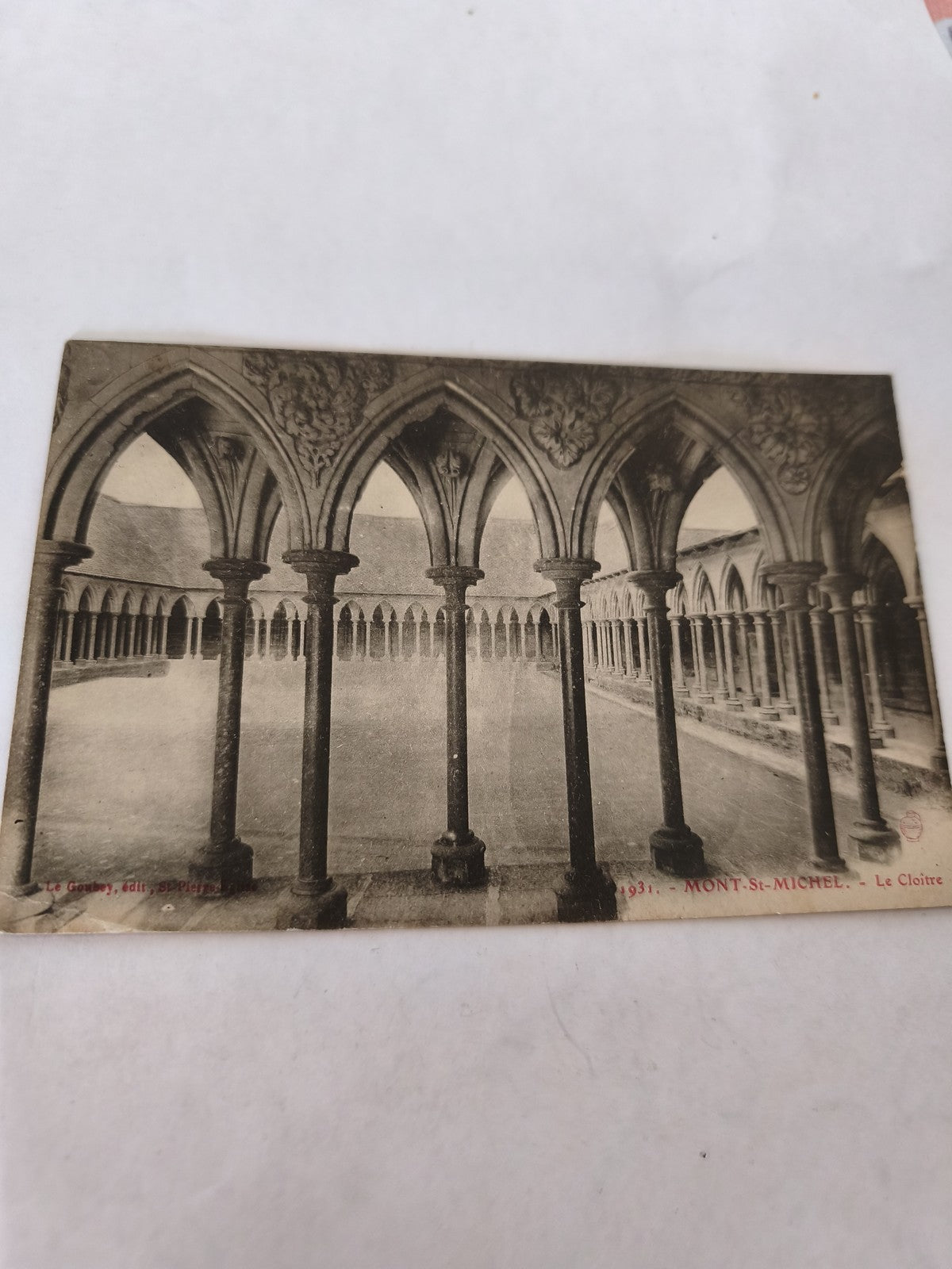 Carte postale ancienne vintage Mont Saint-Michel, collection rétro France
