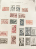 Timbres Afrique Occidentale Française lot thématique, illustrations ethniques et